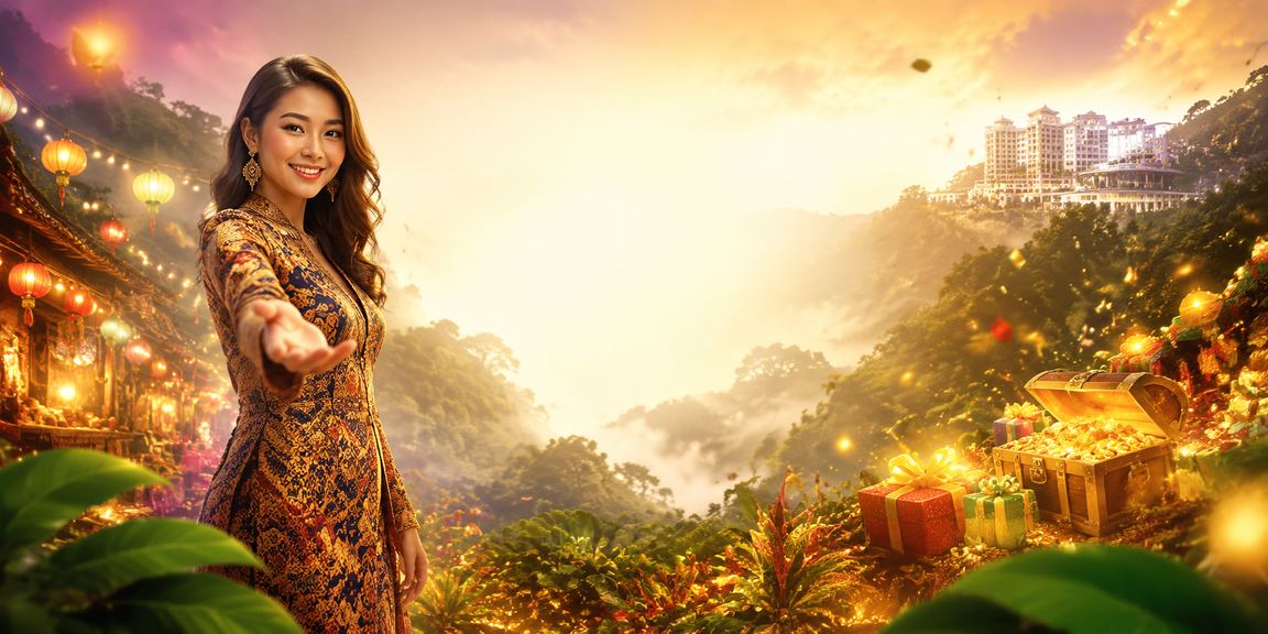 Suasana kasino dengan hiasan batik di Genting Highlands, simbol hiburan mewah