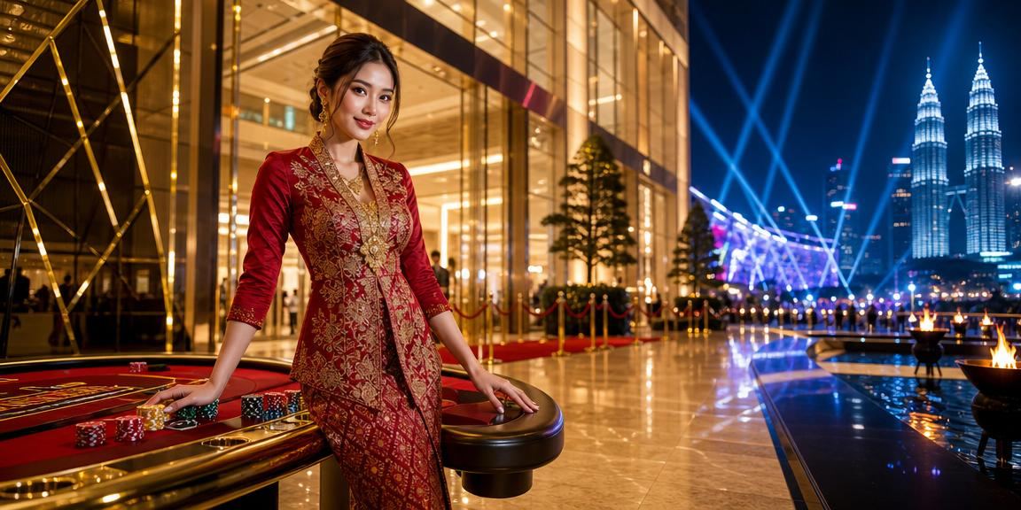 Paparan aplikasi kasino dan slot dalam talian di Kuala Lumpur melalui peranti mudah alih